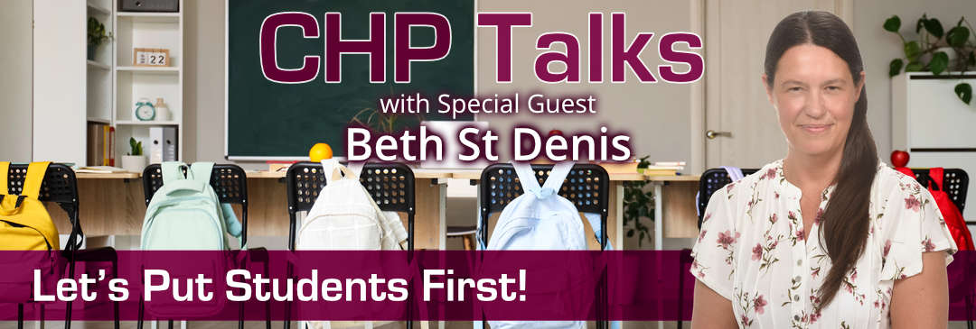 Watch CHP Talks with Special Guest, Beth St Denis